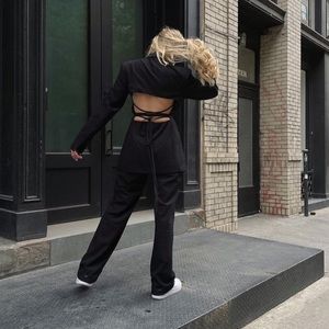 Danielle Bernstein Cut Out Blazer